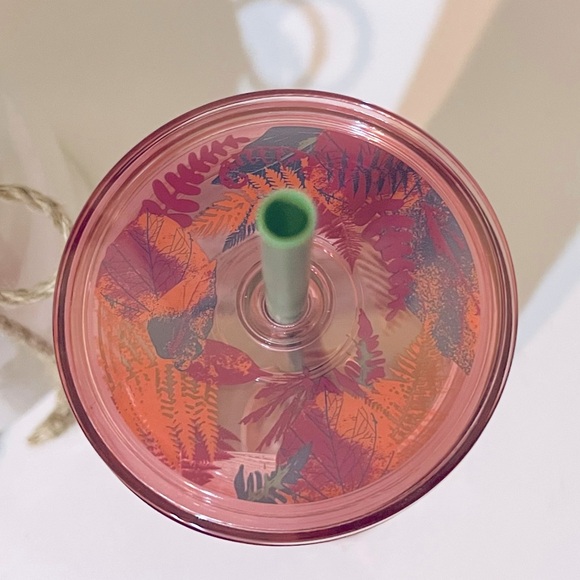 Starbucks 2022 Pink Ripple Glass Tumbler - Picture 2 of 4